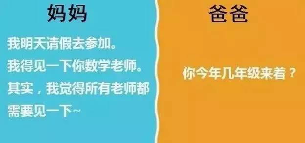 爸爸和妈妈的11个区别，太形象了，无法反驳！