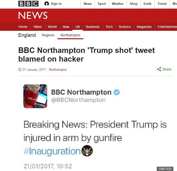 BBC报道新闻截图