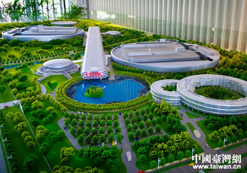 台积电落户南京,图为项目模型