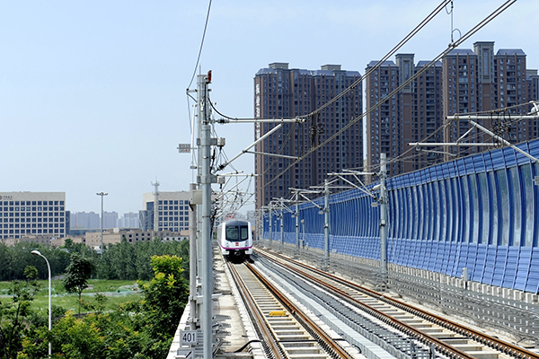 西安地铁三号线。视觉中国 资料