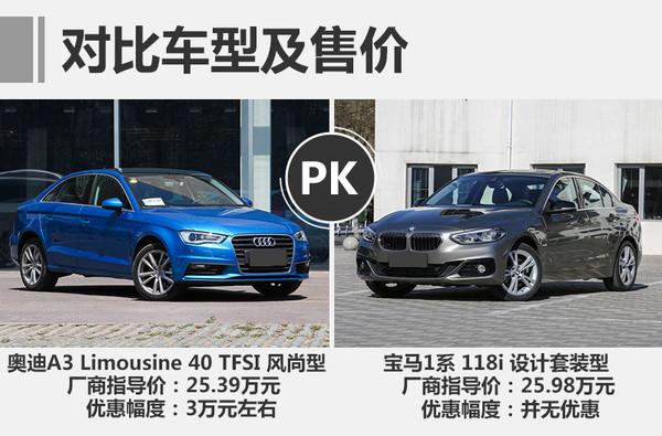 买谁更加划算？奥迪A3对比宝马1系