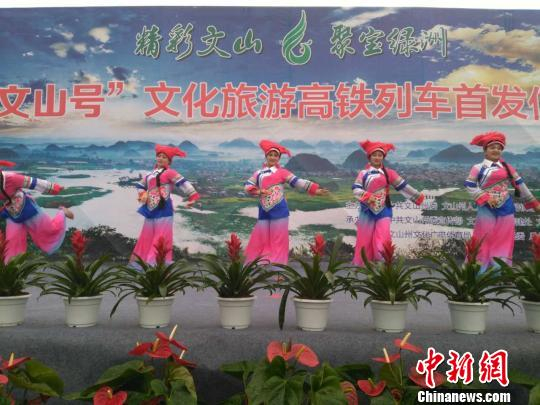 图为首发仪式现场表演人员 张伟明 摄