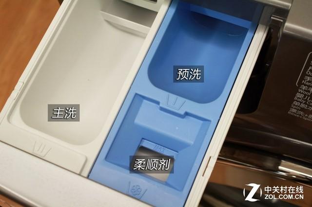洗涤剂和护理剂的投放位置
