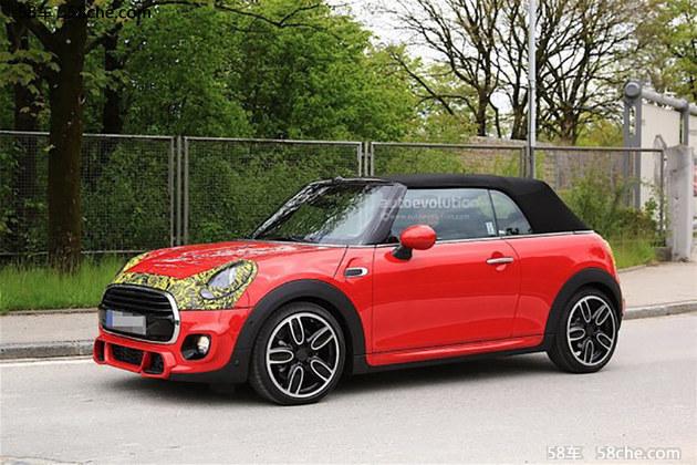 曝新款MINI COOPER S谍照 升级动力系统