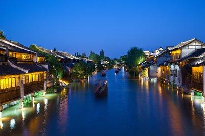 西栅夜景