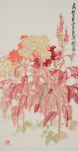 图13:吴昌硕中国画《画院秋容》