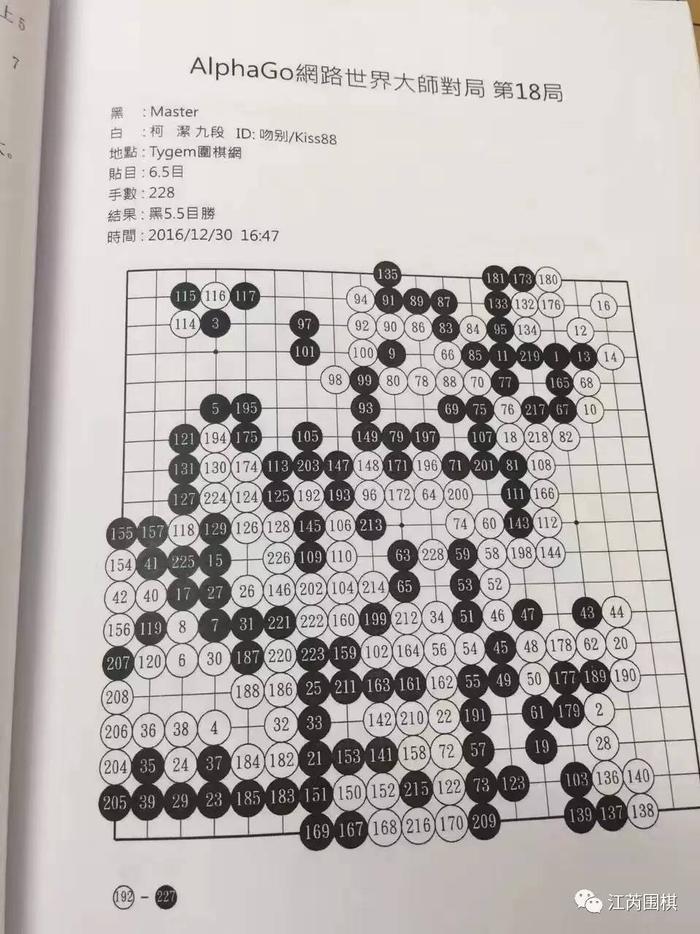 AlphaGo Master 60局打谱心得