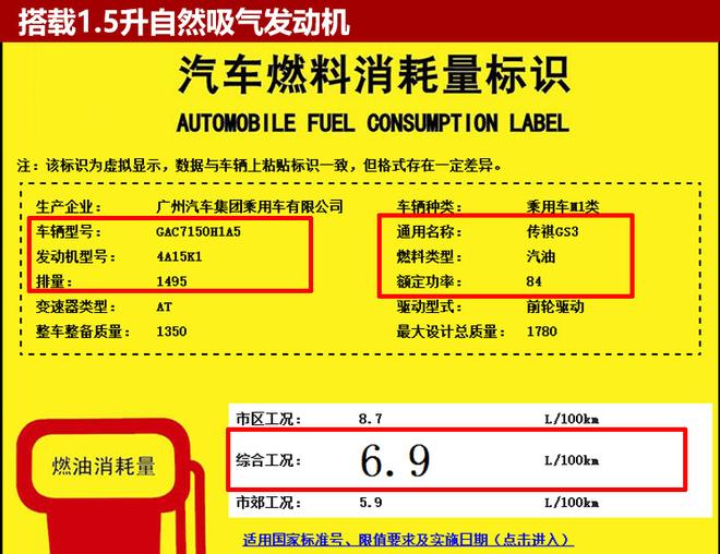 传祺GS3三季度上市 搭1.3T/1.5升发动机