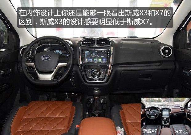 2017重庆车展：斯威X3售5.99-8.29万元