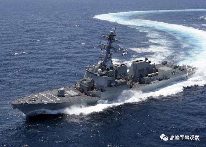 美国阿利·伯克级驱逐舰