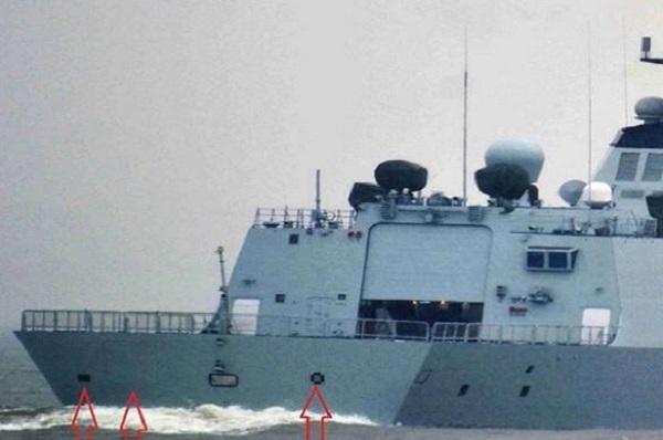 中国海军已经开始配主/被动拖曳线列声呐