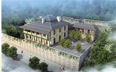 立德乐洋行修缮效果图。重庆市渝地南部建设有限公司供图