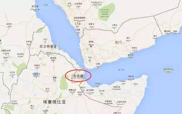 吉布提地理位置