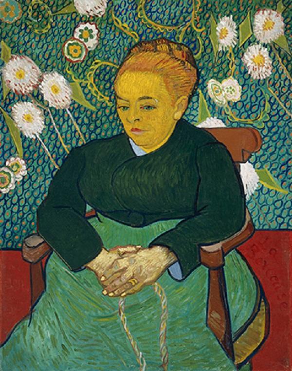 《摇摇篮的鲁林夫人》(Lullaby:Madame Augustine Ruolin Rocking aCradle)凡高(Vincent van Gogh)