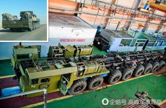 小图是中国东风41导弹车