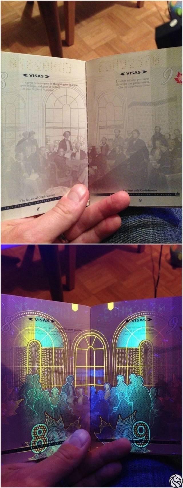 中国护照长啥样？紫外线下看美呆了！