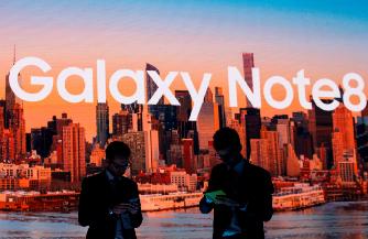 美国纽约当地时间2017年8月23日,三星发布Galaxy Note8。资料图