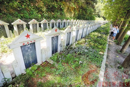 大革命时期,132名烈士长眠阳新龙港上泉村 一个村庄的68坚守