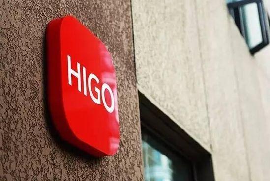 HIGO的红白色logo