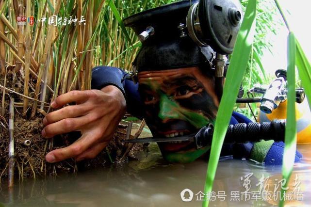大家看到我军战士武装泅渡的照片时嘴衔匕首算是常态之一,但你们真觉得这样的画面语言达到宣传效果了吗?