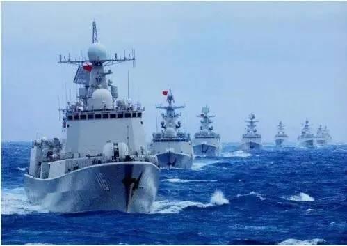 中国海军在南海把美国人都能硬怼出去,还怕你区区澳洲海军。
