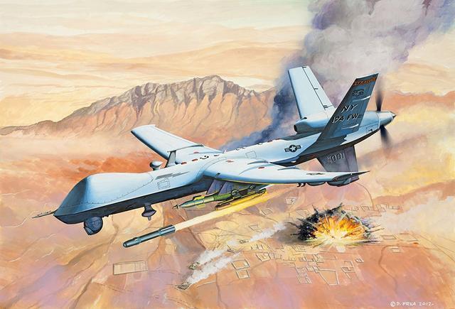 图片:MQ-9“死神”已经逐步替代“捕食者”,成为美国无人机联队的主力机型,也是中国无人机新的竞争对手。