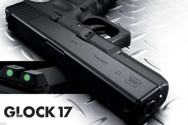 奥地利产的格洛克17 GEN4型手枪。