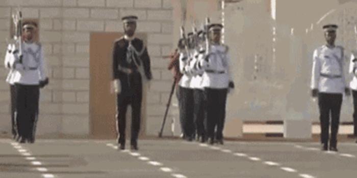 视频|厉害了我的国!卡塔尔警察混搭中国阅兵式