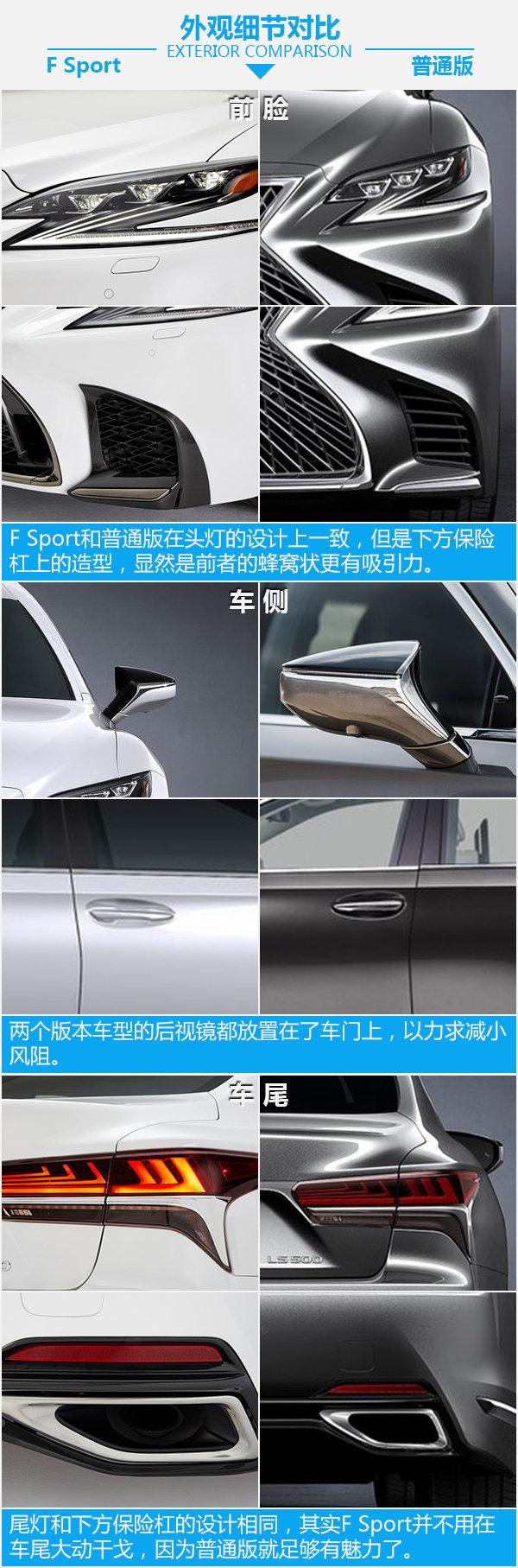 带你超“7”秒“8” 雷克萨斯LS 500对比F Sport