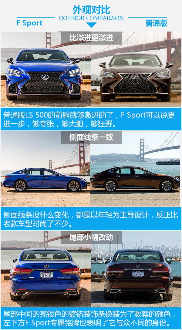 带你超“7”秒“8” 雷克萨斯LS 500对比F Sport