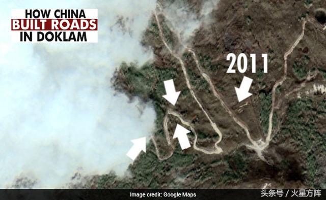 2011年洞朗的中国完整公路