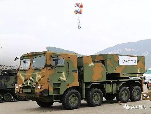 图注:韩国K-MRLS“天舞”远程多功能火箭炮系统