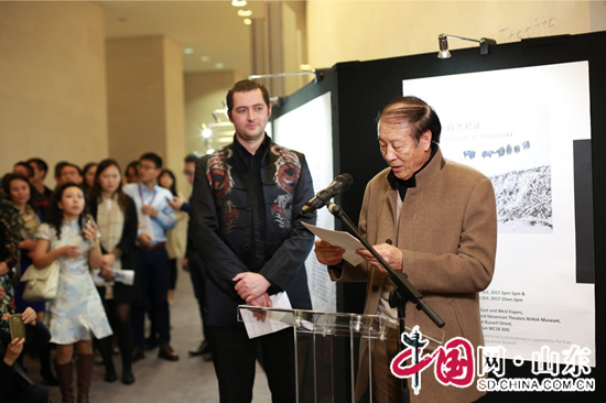著名画家封思孝在伦敦大英博物馆举办个人水彩画展(组图)