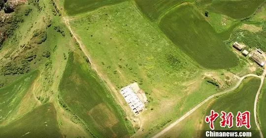 图为疏勒古城夏季航拍图。 吴伯宏 摄