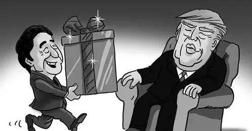 安倍终于可以哄老主子了