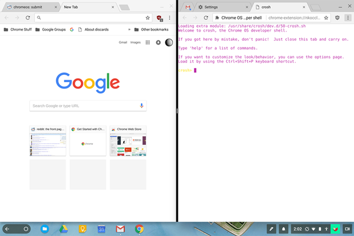 谷歌更新Chrome OS:分屏功能终于赶上Windows 8了