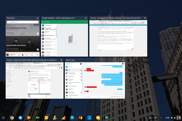 谷歌更新Chrome OS:分屏功能终于赶上Windows 8了