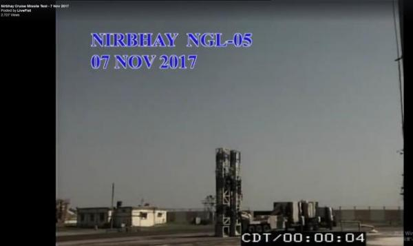 印度军事网站发布关于第五次试射的视频