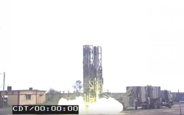 2014年试射的直播视频截图