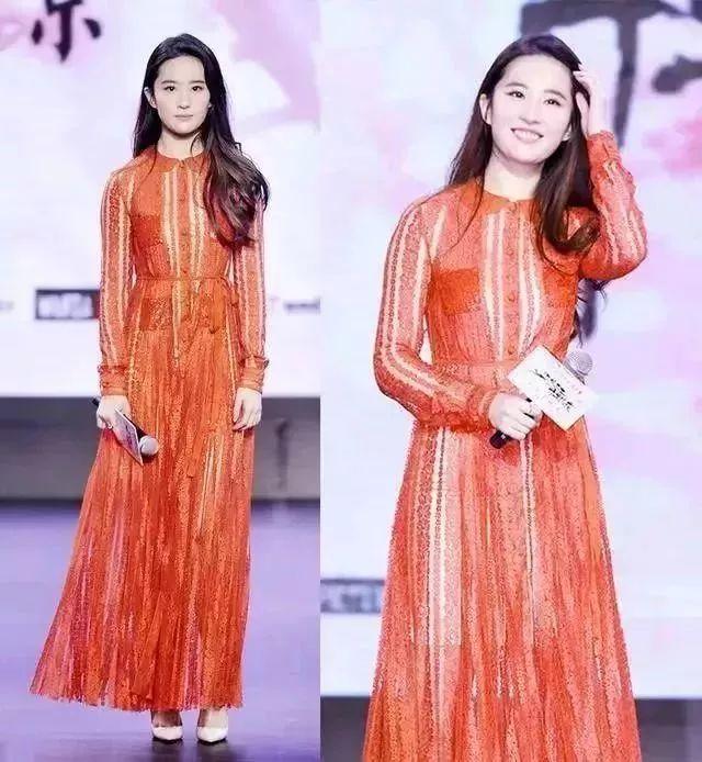 刘亦菲蔡依林穿最火炎焱燚的万圣橘，原来要这样穿才最出彩！！！