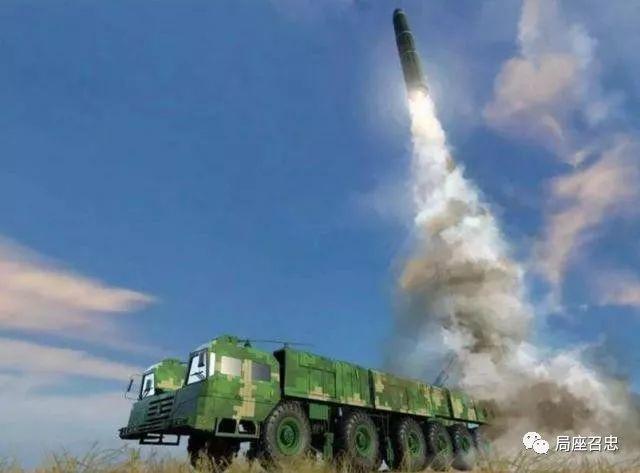 车载东风-41发射效果图