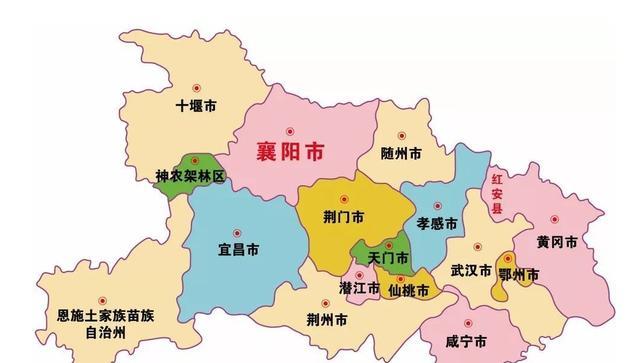 全国前50强城市，中部的湖北省，为何只占了一个城市？