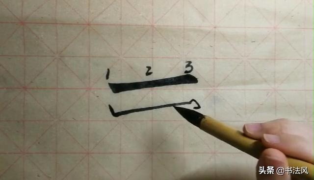 欧楷的笔画，横画和竖画的写法，如何行笔和应用在字中