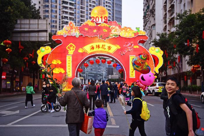 海珠花市便又靓，来逛逛吧！