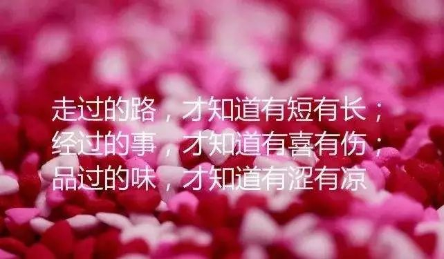 人生感悟经典句子，句句触动人心