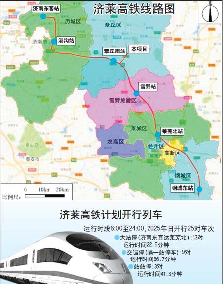 济莱高铁下月全线开工 2022年底通车