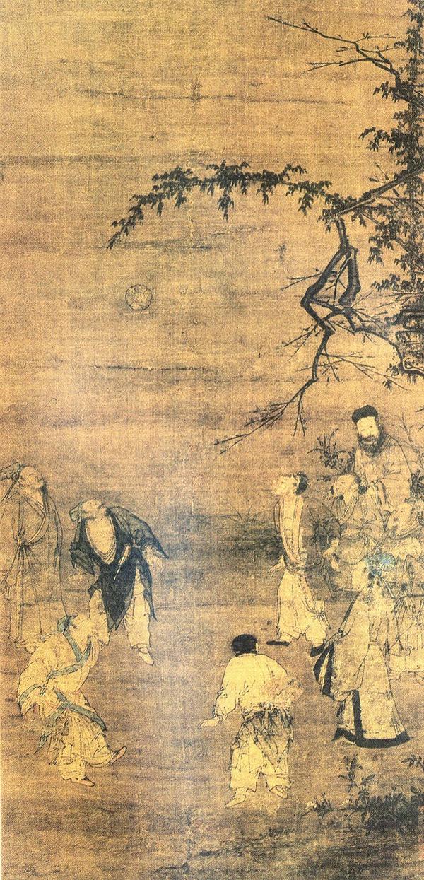 蹴鞠图(气毬)