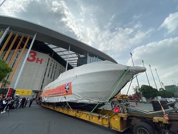 进博会首件展品进馆！这艘巡逻艇身价超三百万欧将在亚洲首秀