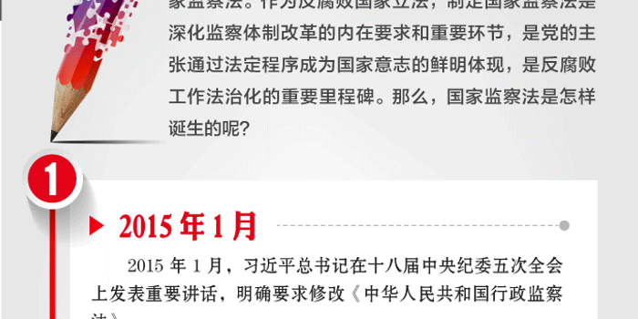 一图读懂:国家监察法是怎样诞生的?