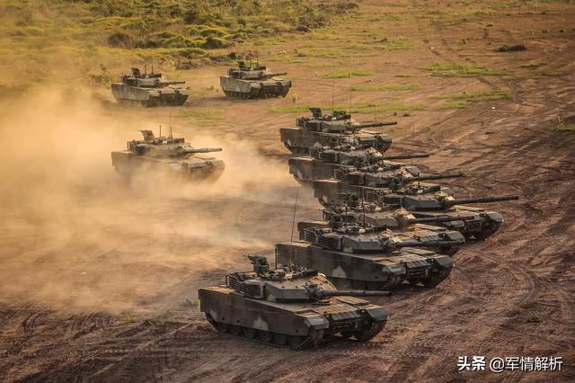 泰国皇家陆军的VT-4坦克集群